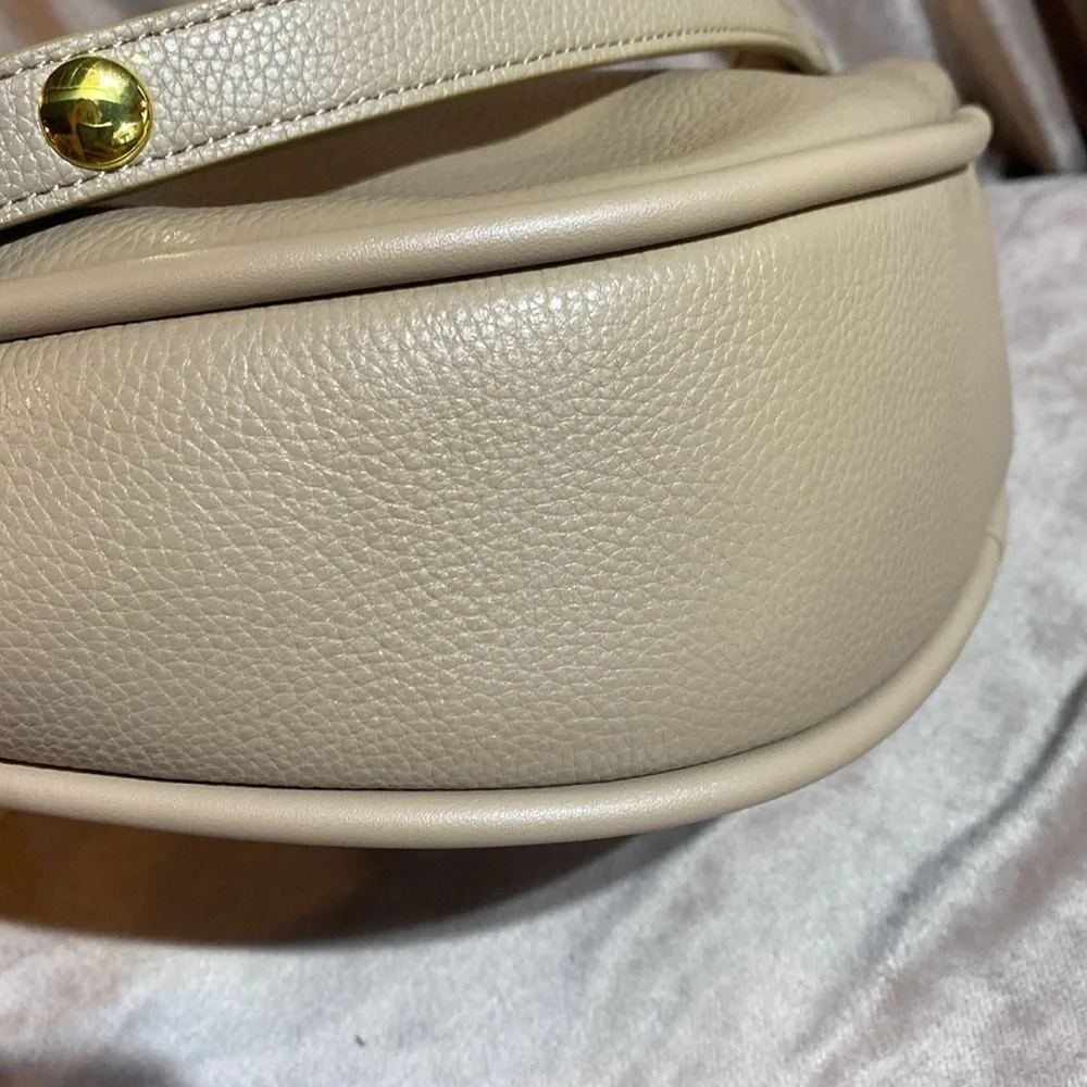 Aallyn Ingrid Marley hobo Biscotti Beige Leather Shoulder Bag